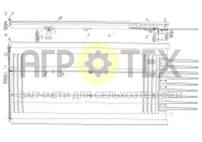 Чертеж Стрясная доска (54-2-12-1А)